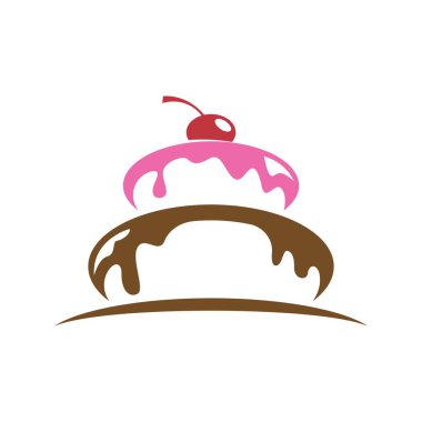 Fırın simgesi logo tasarım şablonu