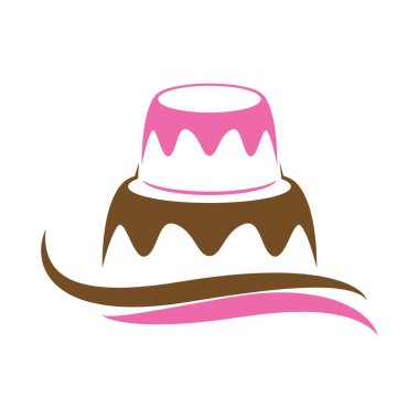 Fırın simgesi logo tasarım şablonu