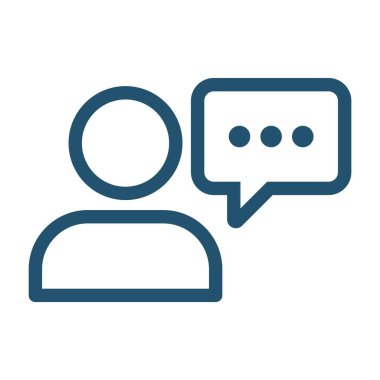 Sohbet ve Dijital İletişim Simgesi Tasarımı