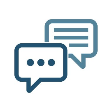 Sohbet ve Dijital İletişim Simgesi Tasarımı