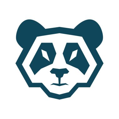 Panda logo tasarım şablonu