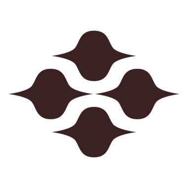 Japon Süs Simgesi tasarım şablonu