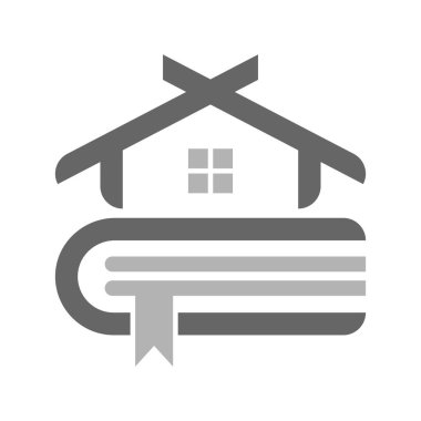 Kitap logosu tasarım şablonu