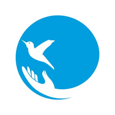 El simgesi logo tasarımı illüstrasyonu