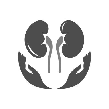 Böbrek logosu tasarımı çizimi