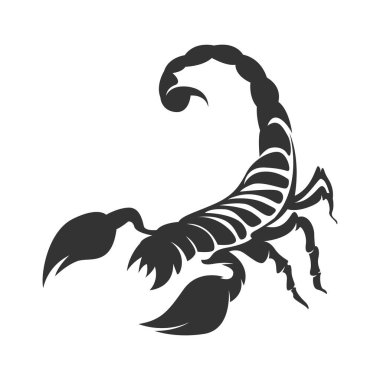 Scorpion logo tasarım illüstrasyonu