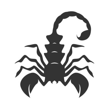Scorpion logo tasarım illüstrasyonu