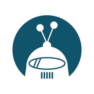 Robot logo illüstrasyon tasarımı