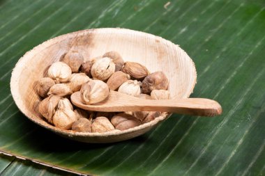 Kapulaga Java, baharat olarak kullanılan geleneksel içecek olan Jamu 'nun karışımı. Yüksek kalite fotoğraf