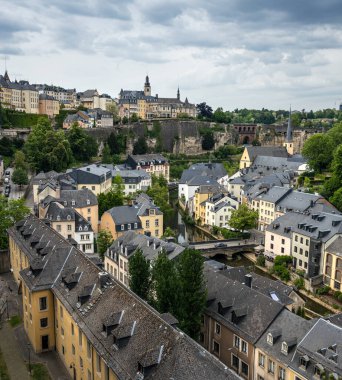 Lüksemburg 'un alt kısmı bakış açısından görülüyor