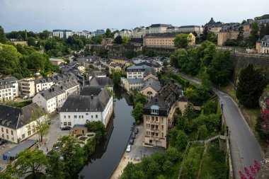 Lüksemburg 'un alt kısmı bakış açısından görülüyor