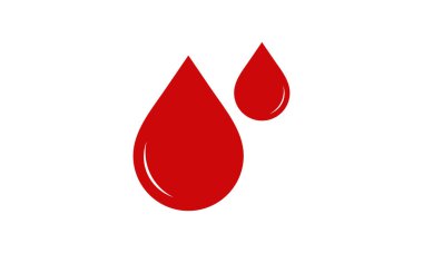 Blood drops icon, vector illustration