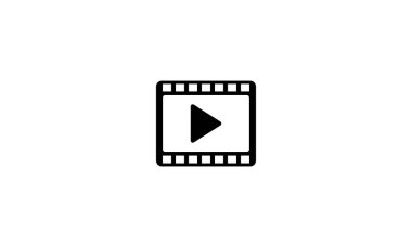 video media or film production line art vector icon for multimedia,Movie directing