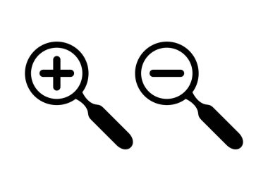 Yakınlaştır, sembol simgesini büyüt, Cam Simgeyi Büyüt