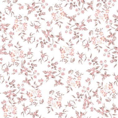 Suluboya çiçek deseni, altın tropikal elementler, yapraklar, beyaz arka plan, pürüzsüz