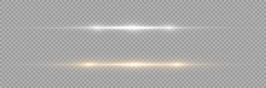 Şeffaf güneş ışığı özel mercek ışığı efekti. PNG Vektör illüstrasyonu