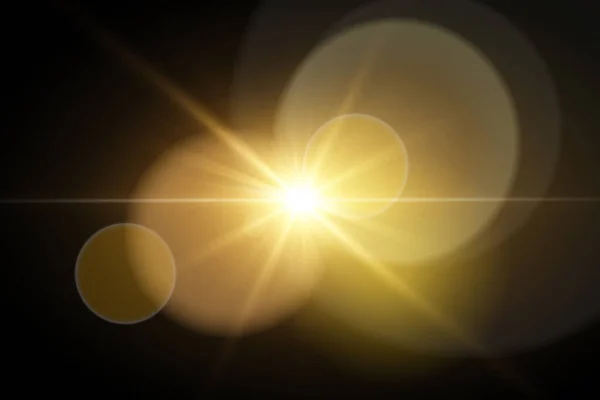 Vektor Transparan Sinar Matahari Efek Cahaya Pijar Lensa Khusus Ilustrasi - Stok Vektor