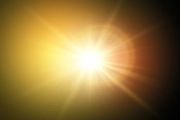 Vetor Luz Solar Transparente Efeito Luz Erupção Lente Especial Flash —  Vetores de Stock