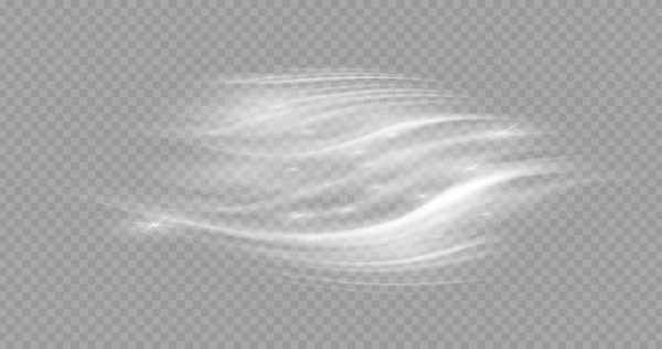 Λάμψη Απομονωμένο Λευκό Διαφανές Φως Επίδραση Εικονογράφηση Διάνυσμα Για Σχέδιό — Διανυσματικό Αρχείο