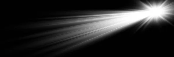 Αστέρι Φακό Φωτοβολίδα Και Bokeh Αποτέλεσμα Ήλιος Ακτίνες Και Φώτα — Διανυσματικό Αρχείο
