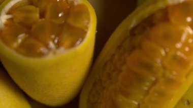 Gulupa Bulanık Yakından Yavaş Çekim