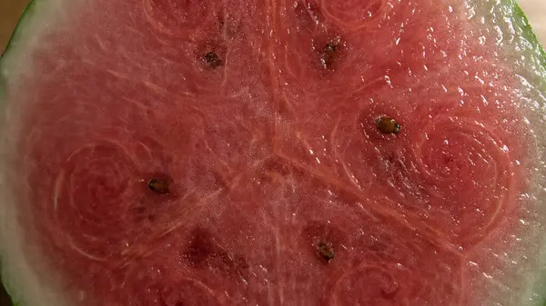 Karpuz üst görünüm merkezinin yakın çekimi