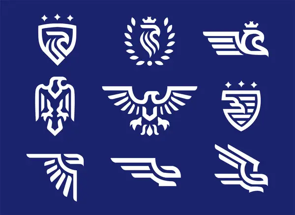 Kartal simgesi kartal görsel elementi için ayarlandı
