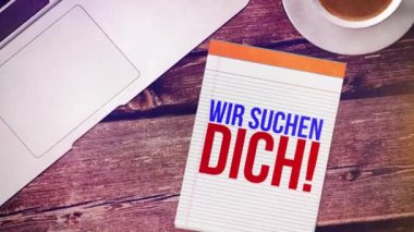 dijital kompozit, yazılı kağıt seni Almanca arıyoruz.