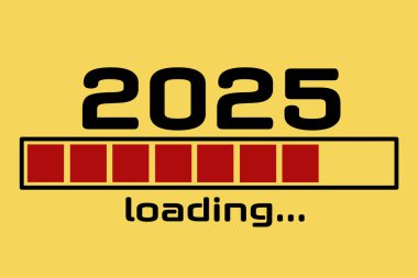 2025 yılı için bir yükleme barı