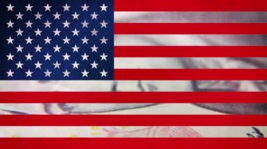 Amerika Birleşik Devletleri Bayrağı Dolar banknotları