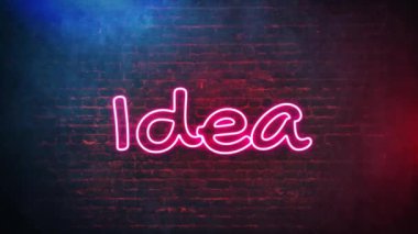 Neon, bir fikri başarının kapısı olarak sembolize eder.