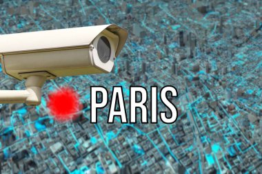 Paris, suç ve güvenlik kamerası.
