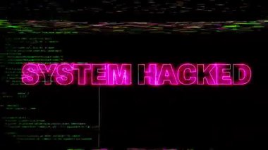 Bir bilgisayar ve Sistem Hacklenmiş ileti