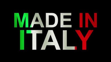 İtalya Bayrağı ve İtalya 'da Yapılan Slogan