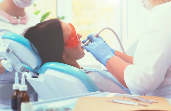 Young Woman Dentist Work Office — Stock Photo, Image