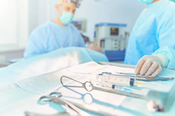 Ekip Cerrahı Ameliyathanede — Stok fotoğraf