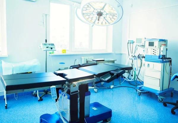 stock image Interior of operating room in modern clinic.