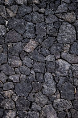 Volkanik kaya taş işçiliği arka planı 
