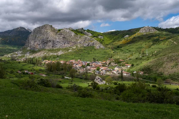 Small Village Marana Mountains Leon Northern Spain — Photo