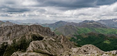 Panoaramic view of the mountains of Leon, Spain