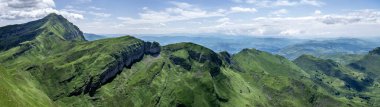 Panoramic view in the Cantabrian mountains, northern Spain.