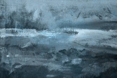 Mavi akrilik tuval, soyut arkaplan resmi 