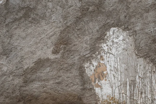 Цементне Штукатурне Покриття Старій Білій Вапняно Промитій Стіні — стокове фото
