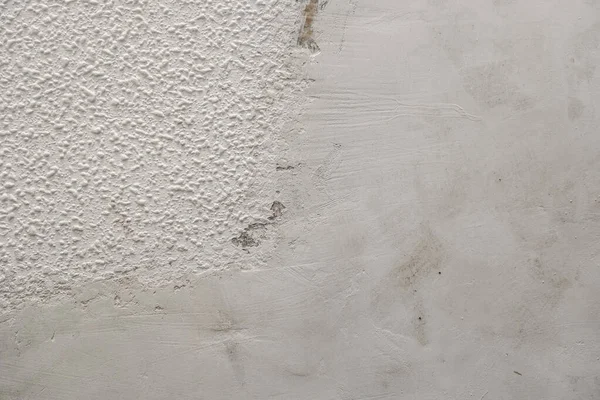 Detail Van Cement Maken Gips Coating Oude Popcorn Plafond Muur — Stockfoto