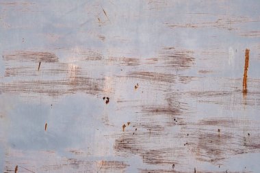 Eski yıpranmış mavi boyanmış metal levha grunge arkaplan