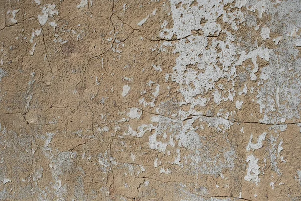 Stara Ściana Zużytym Tynkiem Płatkowym — Zdjęcie stockowe