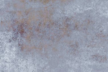 Paslanmış ve yıpranmış mavi kirli arka plan 