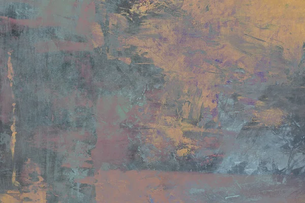 Акриловий Абстрактний Живопис Фон Приглушені Тони Гранжеві Текстури Стокове Фото