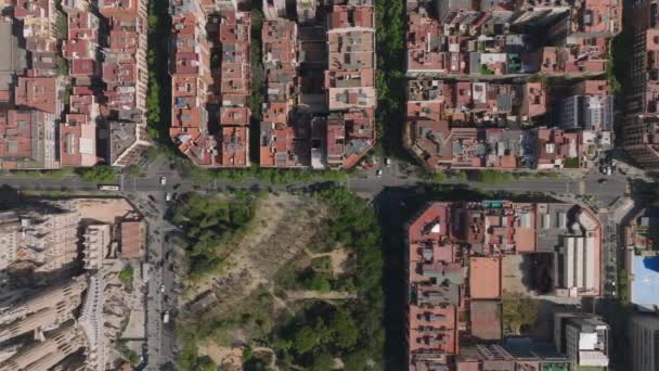 사그라다 파밀리아 대성당 주변에 구획의 사진이다 지속되는건 크레인을 얹는다 스페인 — 비디오