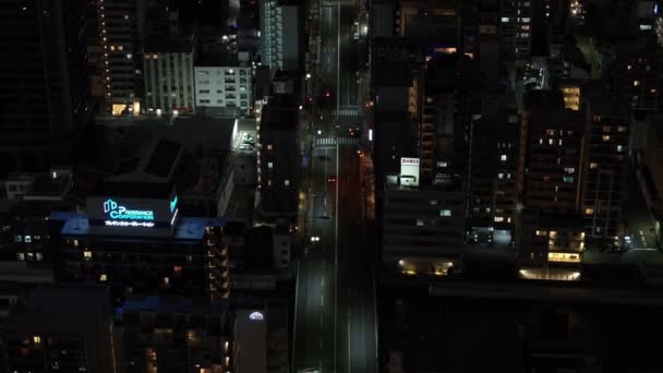 자치구에서 거리의 경관을 드러냅니다 오사카 — 비디오